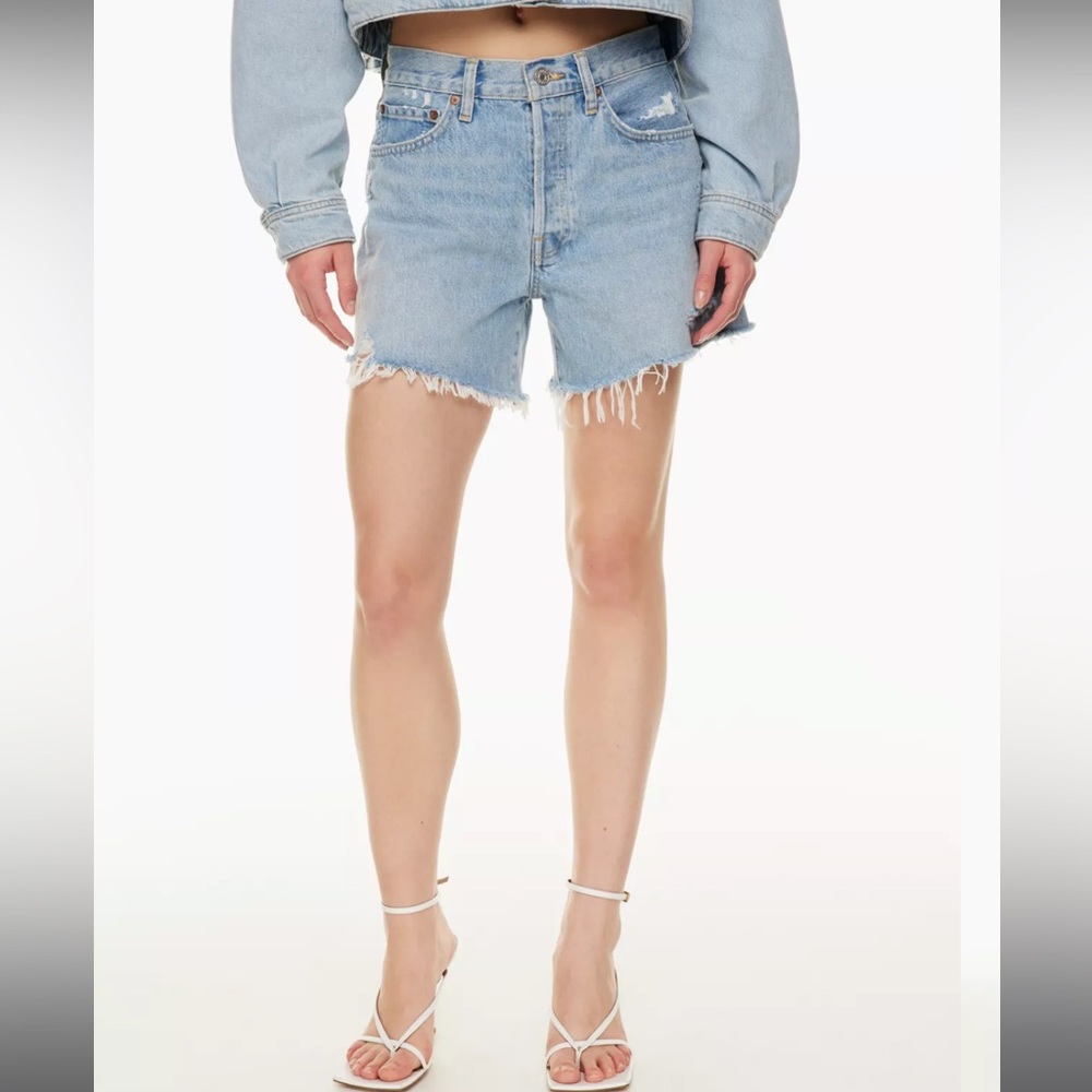 Agolde Parker denim shorts